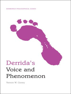 cover image of Derrida's Voice and Phenomenon